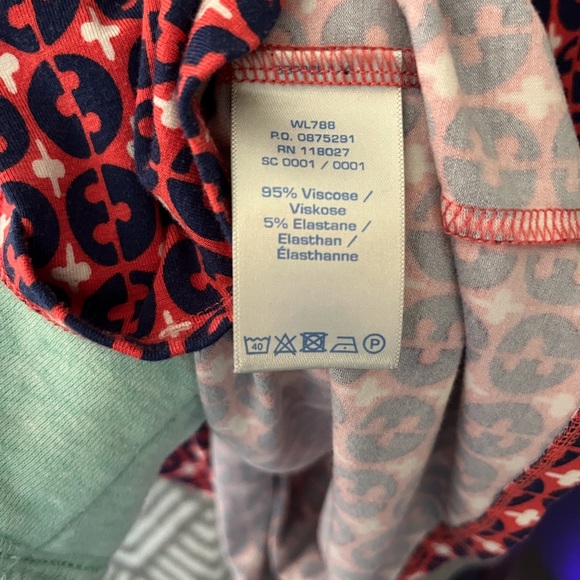 BODEN cotton blend dress - size 6R geometric pattern. Super comfortable - Picture 4 of 5